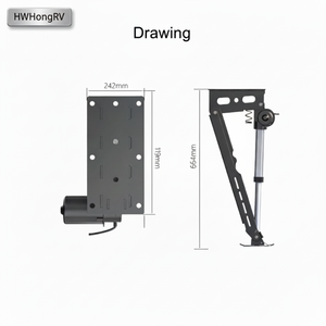 ระบบแม่แรงยึดตั้งรถบ้านไฟฟ้า 12V พร้อมรีโมทไร้สายและมอเตอร์กันน้ำระดับ IP68 สำหรับรถบ้านและคาราวาน - Product Image 5
