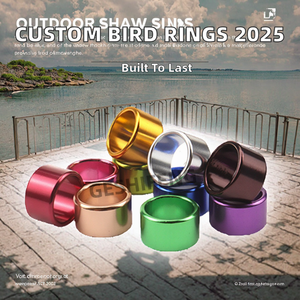 <span class=keywords><strong>2026</strong></span> Geshifeng Aluminium Legering Op Maat 2mm 9mm Renringen voor Duiven met Tracking - Product Image 3