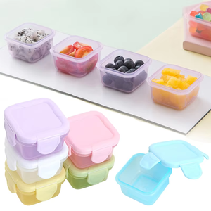 迷你食品储存容器防漏盖调味酱冷冻储存容器密闭容器 - Product Image 6