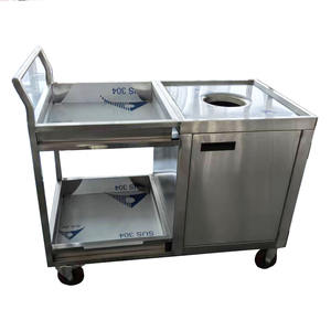 VICTORY évier de cuisine professionnel en acier inoxydable Double collecte des déchets alimentaires équipement de restauration pour hôtel cuisine commerciale - Product Image 3