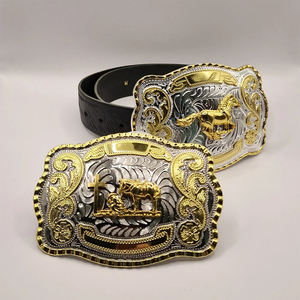 Produsen Gesper Sabuk Logam Seng Boguan, Sabuk Kustom dengan Gesper Berlogo, Gesper Sabuk Kuningan Barat untuk Pria - Product Image 2
