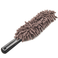 Plumeau de nettoyage en chenille, microfibre, pour l'intérieur des voitures, les sols et le nettoyage domestique
