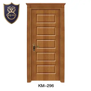 Cheap European Style Interior Doors Mdf PVC Wooden Door for Toilet Bathroom China Zhejiang Factory Producer