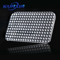 Diffuseur LED Kunxin découpable en PMMA 100 % neuf, texture prismatique anti-éblouissement