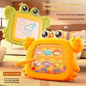 Pizarra Magnética de Doble Cara con Diseño de <span class=keywords><strong>Pollo</strong></span> y Cangrejo, Juguete Educativo <span class=keywords><strong>para</strong></span> Niños de 4 a 6 Años, en Caja de Color - Product Image 4