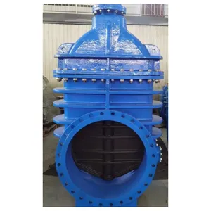 Large Size BS5163 DN400 Ductile Iron Resilient Seated Wedge Gate Valve Pn16