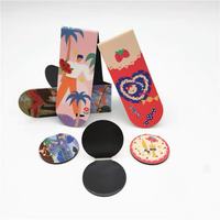 Marque-page magnétique vierge en papier à transfert thermique, impression personnalisée, motif Kawaii Bouddhisme, pour cadeaux d'enfants, vente en gros