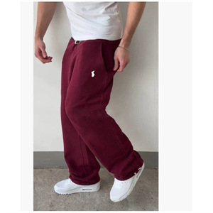 <span class=keywords><strong>Pantaloni</strong></span> della <span class=keywords><strong>tuta</strong></span> larghi in velluto ricamati con coulisse in vita, a gamba dritta, per l'autunno/inverno 2026 - Collezione transfrontaliera - Product Image 2