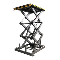 Table élévatrice à ciseaux hydraulique fixe, directement de l'usine, en acier au carbone, certifiée CE, protection contre les surcharges, capacité de levage de 500 à 9000 kg