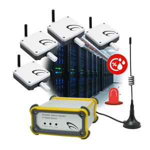 Surveillance industrielle à distance des équipements, alarme sans fil de température et d'humidité avec 4 ensembles de capteurs sans fil - Product Image 1