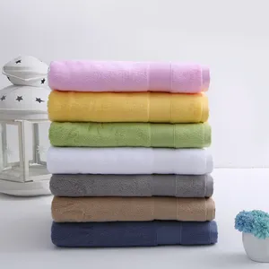 Quảng Châu Nhà Máy Cổ Phiếu Thương Hiệu Tùy Chỉnh Khăn 100% Cotton Spa Và Khách Sạn Khăn Tắm