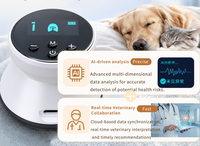 Moniteur cardiaque et pulmonaire numérique pour animaux de compagnie avec détection sonore et analyse intelligente pour la surveillance de la santé des animaux