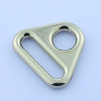 Anneau triangulaire en zinc Qiannuo Qn28 20/25/32/38/50mm, ajusteur de sangle, connecteur de sac, fermoirs, accessoires durables pour ceintures et sangles.