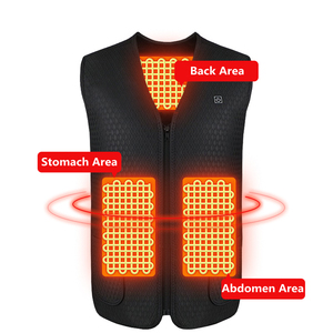 Calentador ligero con batería recargable para hombre y <span class=keywords><strong>mujer</strong></span>, 5 zonas de calor, chaqueta - Product Image 2