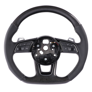 Volante Completo de Fibra de Carbono OEM con Levas para Audi S5 B8.5 S3 <span class=keywords><strong>A4</strong></span> A8 Q5 <span class=keywords><strong>2009</strong></span> - Product Image 2