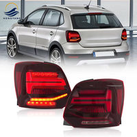 Neue Rote ABS LED 12V Rückleuchte im Audi Q2-Stil für VW Polo Vivo Mk5 6R 6C 2009-2017