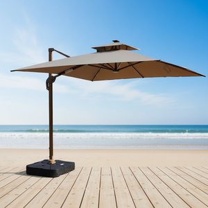 Parasol romain extérieur de grande taille au design moderne pour patios, cours, villas, jardins, terrasses, balcons, hôtels, parcs - Product Image 1