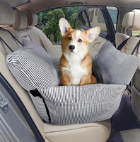 Lit de voyage pour chien de grande taille pour siège arrière de voiture, toutes saisons, amovible et lavable, avec poignée de transport, logo personnalisé OEM, vente en gros, direct usine