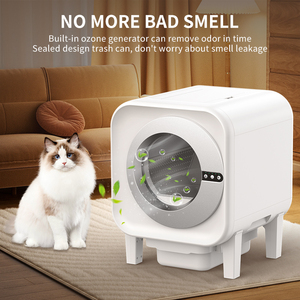 2025 Vidéo Smart Litière Maison Caméra Intégrée 65L <span class=keywords><strong>AutoClean</strong></span> 15KG Grands Chats Double WiFi Moniteur de Santé Détaillants Premium - Product Image 5
