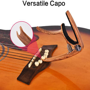Capo-guitarra eléctrica acústica de madera, accesorios de guitarra clásica, <span class=keywords><strong>capotraste</strong></span> capo para guitarra, suministro de fábrica - Product Image 6