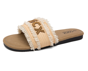 <span class=keywords><strong>Sandales</strong></span> plates d'été pour femmes, tongs à plateforme tendance pour la plage et l'extérieur, vente en gros d'usine - Product Image 2