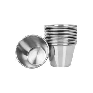 Vasos de Chupito Pequeños de Acero Inoxidable de 65 ml (2.2 oz) al por Mayor para Whisky, Vodka, Café, Agua y Zumo - Product Image 1