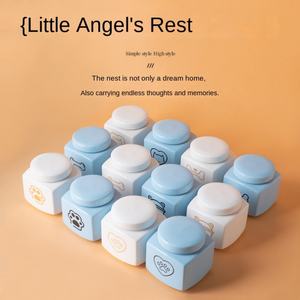 Urne commémorative en céramique pour animaux de compagnie pour chiens et chats Fournitures funéraires avec couvercle scellé et restes bocal en os Cercueils et urnes pour animaux de compagnie - Product Image 2