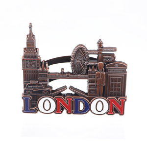 <span class=keywords><strong>Porte</strong></span>-cartes de visite en métal souvenir de Londres en alliage de zinc, personnalisé par le fabricant - Product Image 2