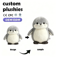 Boneka Hamster Kuning Custom, Penjualan Langsung Pabrik, Bahan Lembut Ramah Kulit, Isi Kapas PP, Ukuran 11-30CM, Unisex