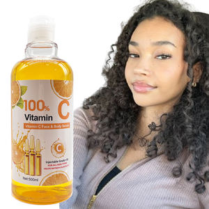 Sérum pour le visage et le corps à 100% de vitamine C, arbutine, niacinamide, qualité injectable X10, pour tous les types de peau, améliore l'élasticité, éclaircit, 500 ml - Product Image 2