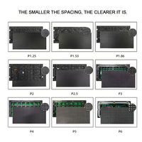 Модуль светодиодного видеоэкрана P2.5 для помещений, светодиодный дисплей P2, P2.5, P3, P4, внутренний светодиодный модуль