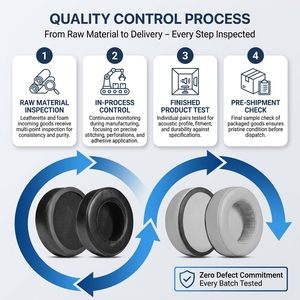 Coussinets d'oreille de remplacement <span class=keywords><strong>DT990</strong></span> pour Beyerdynamic DT770 Pro/DT880 Pro/<span class=keywords><strong>DT990</strong></span> Pro, pièces de rechange confortables pour casque à isolation phonique - Product Image 4