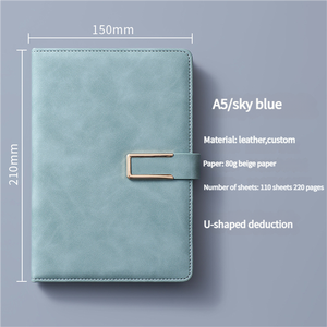 Văn Phòng Cung Cấp Biểu Tượng Tùy Chỉnh <span class=keywords><strong>D</strong></span>ày Máy Tính Xách Tay Từ Đóng Cử<span class=keywords><strong>a</strong></span> Kinh Doanh Cuộc Họp A5 Da Cảm Thấy Mềm Mại Da Tạp Chí - Product Image 3