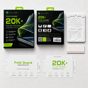 ฟิล์มกันรอยหน้าจอไฮโดรเจล TPU แบบนิ่มสำหรับ iPhone Duo HD ใส ยืดหยุ่น - Product Image 5