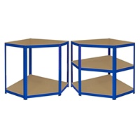 Rayonnage d'angle Rayonnage à 5 niveaux Étagère de rangement sans verrou Étagère de rangement à usage intensif