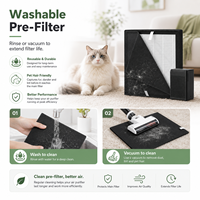 Lot de 2 pré-filtres lavables HEPA au charbon actif pour purificateur d'air sur pied – Expédition rapide depuis l'entrepôt américain – Filtre de remplacement