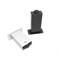 Robuste, bewegliche Möbelbeine mit Rollen, Metallstützen für Sofa, Tisch, TV-Schrank, Badezimmer-Waschtisch, Erhöhungs-Hardware-Set