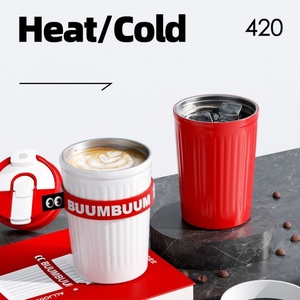 Mug de voyage isotherme en acier inoxydable à double paroi 430 ml avec logo personnalisé - Product Image 2