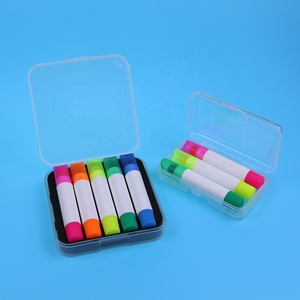Mới Đến Đầy Màu Sắc Gel Rắn <span class=keywords><strong>Highlighter</strong></span> Bút Thiết Lập Gói Trong Hộp Nhựa Trong Suốt Mini <span class=keywords><strong>Highlighter</strong></span> Bút Đánh Dấu - Product Image 5