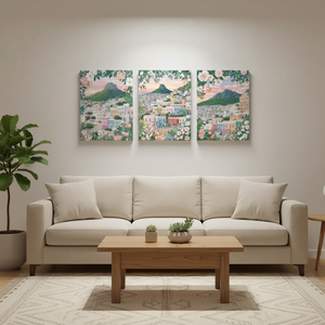 Peinture sur toile, impressions personnalisées de photos de plantes, peinture murale de paysage forestier, décoration intérieure. - Product Image 3