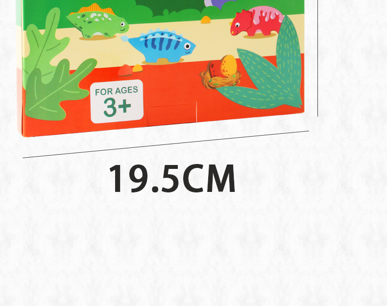 Wooden Early Childhood Education Dinosaur Animal Block Balance Fold The High Toy