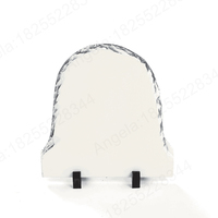 Pierre de sublimation vierge vente en gros, pierre naturelle de Sublimation bon marché, peut être personnalisée pour imprimer l'image et le logo, 15x15CM