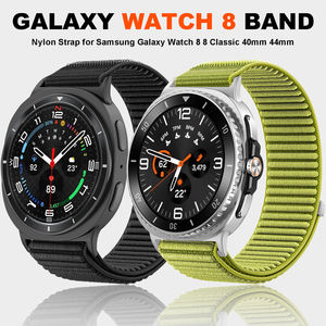 Cinturino Regolabile in Nylon per Smartwatch <span class=keywords><strong>Samsung</strong></span> Galaxy Watch 8 44mm 40mm 46mm Classic, Bracciale Sportivo Sostitutivo - Product Image 3