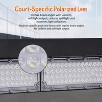 Iluminación LED de 200W para Canchas de Pickleball, Luz Deportiva Antideslumbrante para Canchas de Tenis y Campos de Cricket