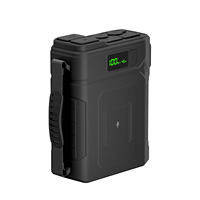 Batterie externe LiFePO4 12000mAh avec double USB-C 100W et charge sans fil 15W pour ordinateurs portables, drones et utilisation hors réseau, compatible avec les grands réfrigérateurs de voiture Anderson
