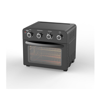Friteuse à air électrique en acier inoxydable, four à convection, multicuiseur, capacité 18L, puissance 1800W, commande numérique, interface en anglais