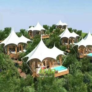 Carpa de Membrana Arquitectónica para Estadios y Grandes Eventos, Precio Especial, Hotel de Lujo para Resorts al Aire Libre - Product Image 1