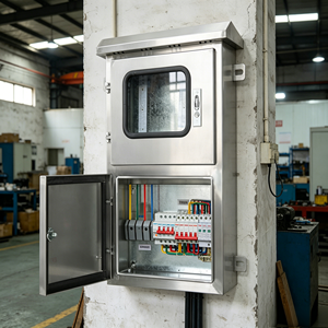 Boîtier de distribution solaire photovoltaïque sur réseau, personnalisé, panneau électrique extérieur étanche IP65, fourniture d'usine, boîte de distribution - Product Image 1