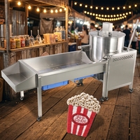 Machine à Popcorn Industrielle Entièrement Automatique Commerciale 220V Nouvelle Haute Productivité Chauffage Électrique