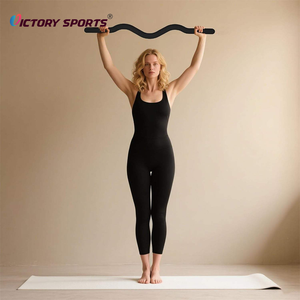 Barra de Pesas de Silicona Personalizada para Fisicoculturismo, Levantamiento de Pesas, Yoga y <span class=keywords><strong>Pilates</strong></span>, 15 lb/25 lb - Product Image 6